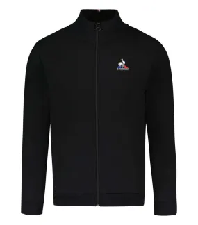 Sweat Coq Sportif coton mélangé avec manches longues et col montant  noir