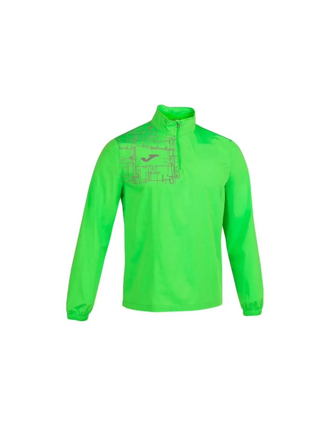 Sweat Joma Homme hoodless Elite VIII Fluor Green