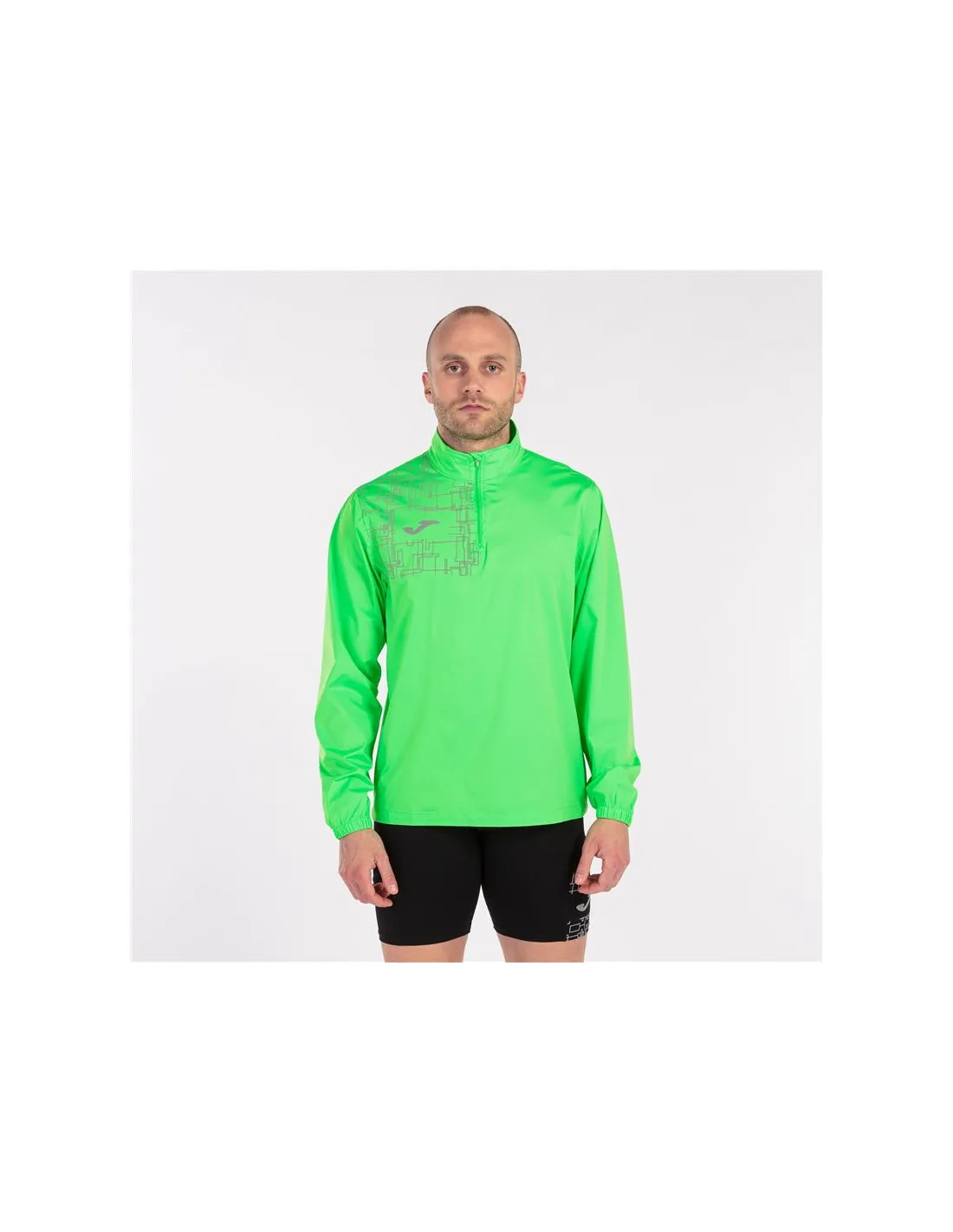 Sweat Joma Homme hoodless Elite VIII Fluor Green