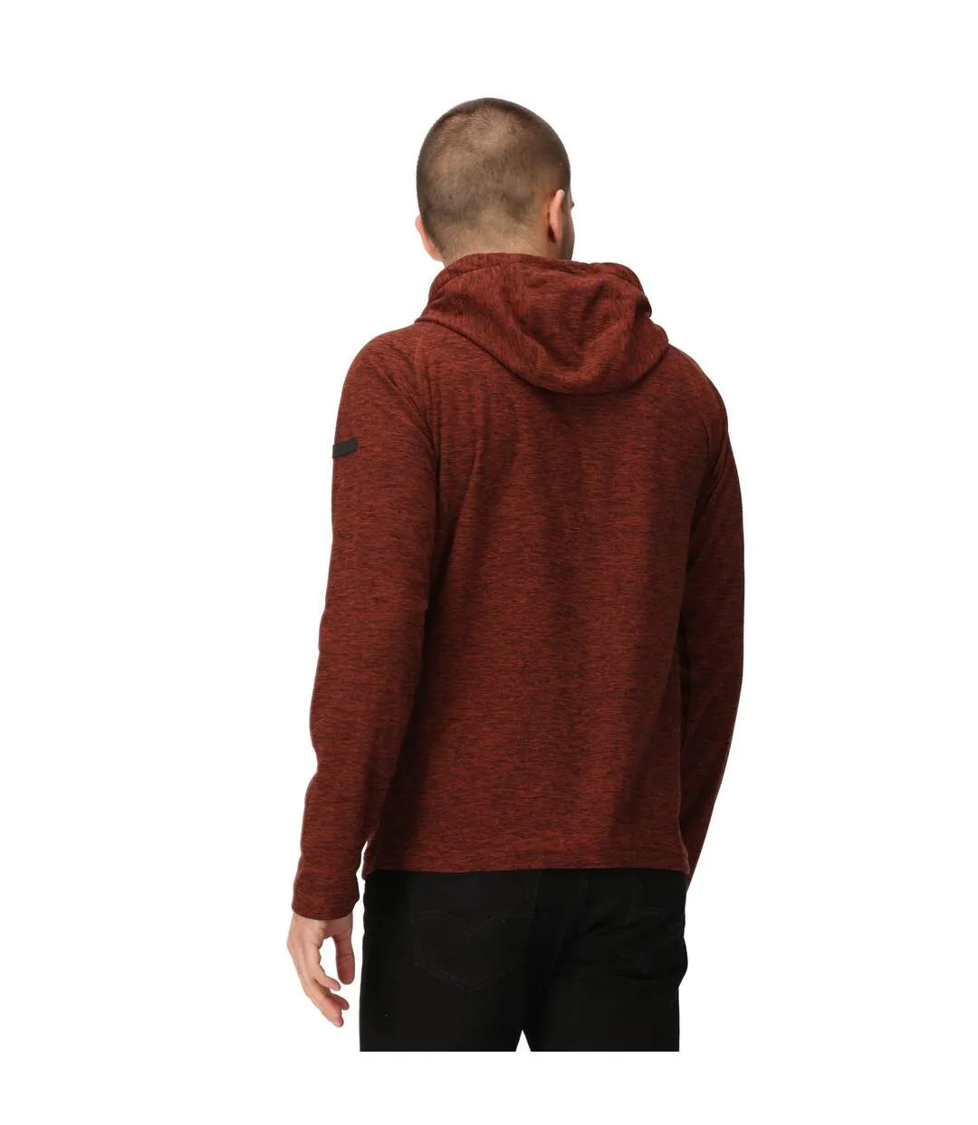 Sweat à capuche edley homme rouge brûlé Regatta