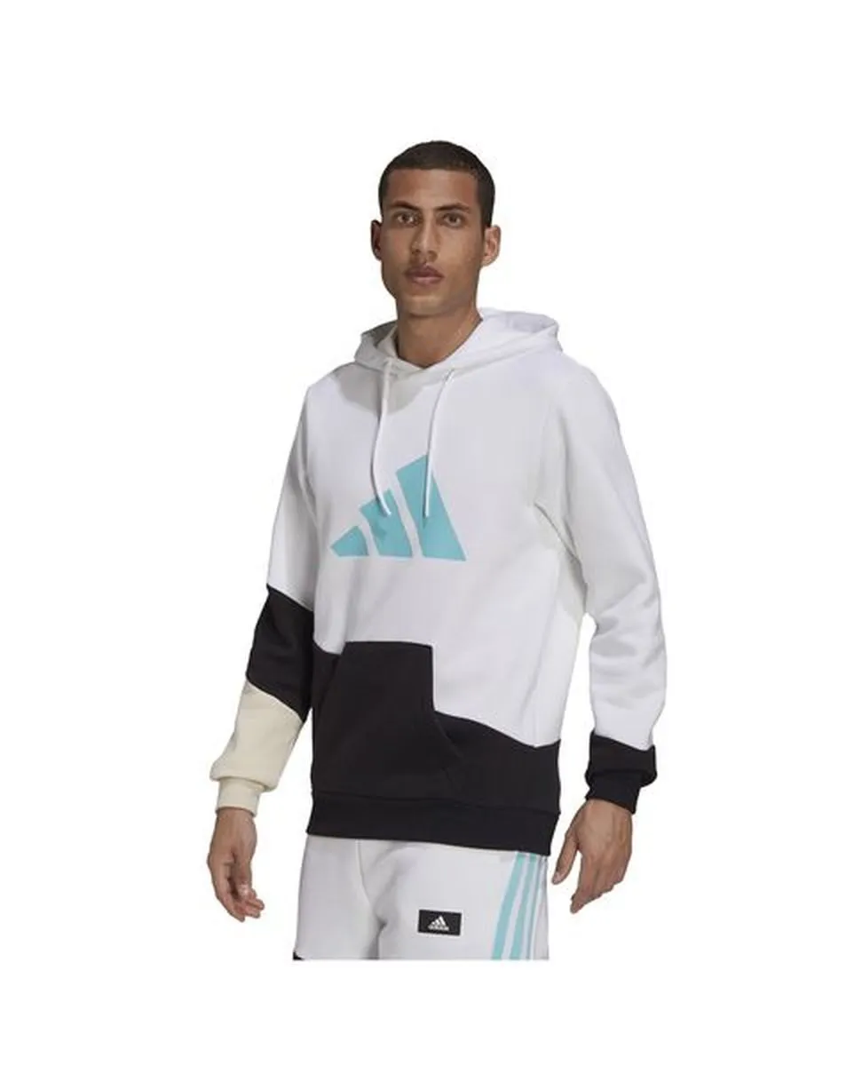 Sweat à capuche Homme M FI CB OH Blanc