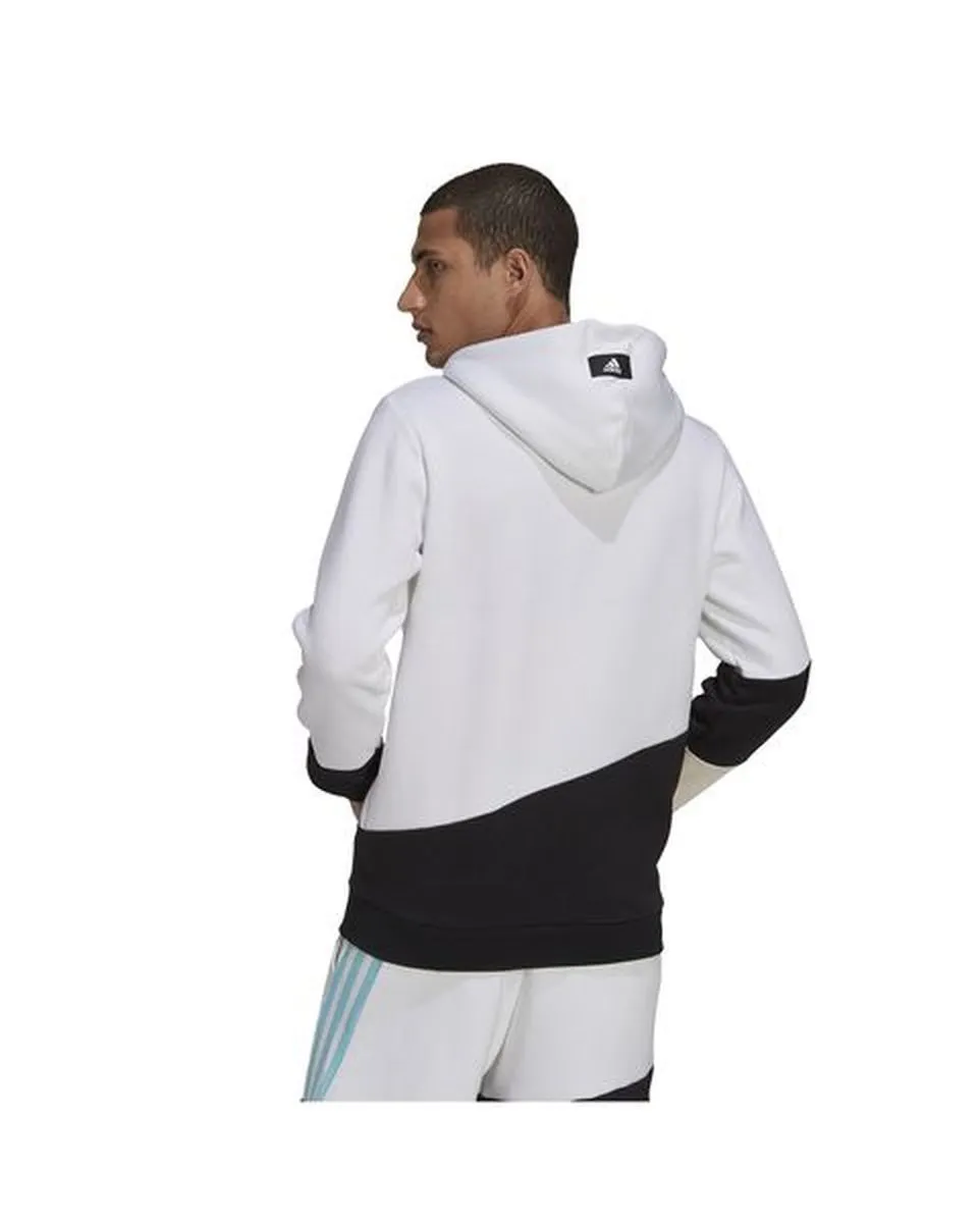 Sweat à capuche Homme M FI CB OH Blanc