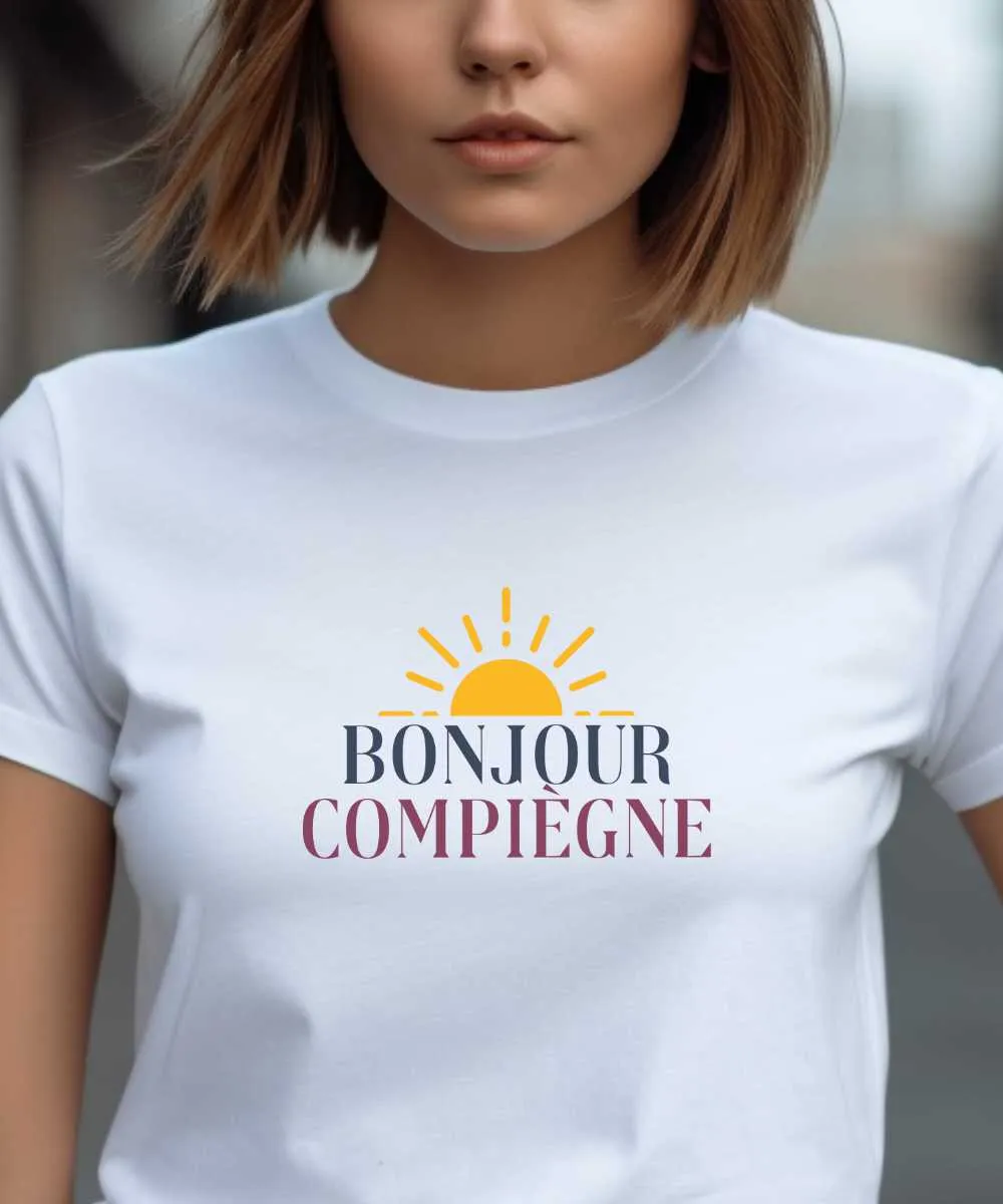 T-Shirt Bonjour Compiègne