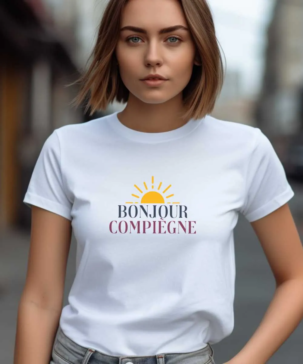 T-Shirt Bonjour Compiègne