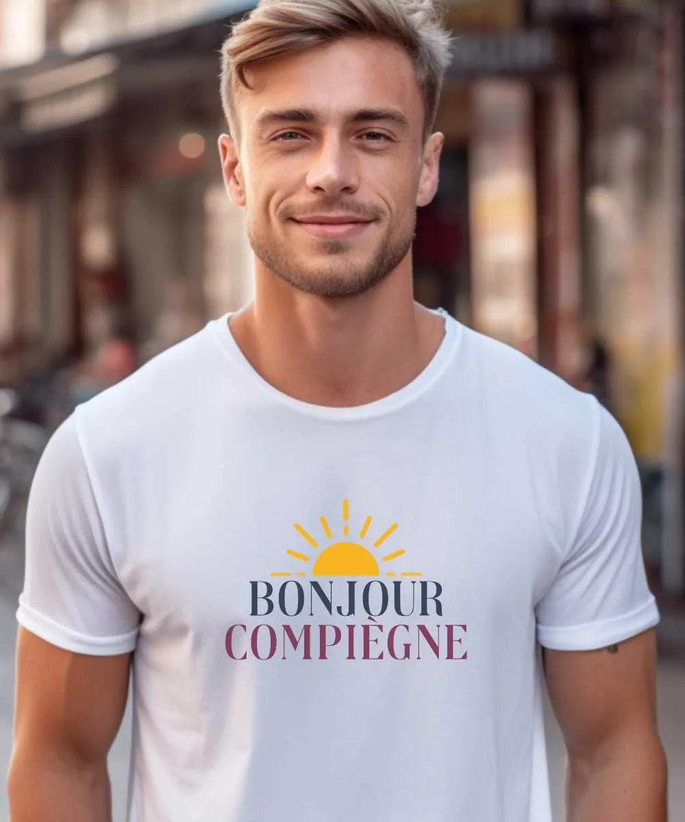 T-Shirt Bonjour Compiègne