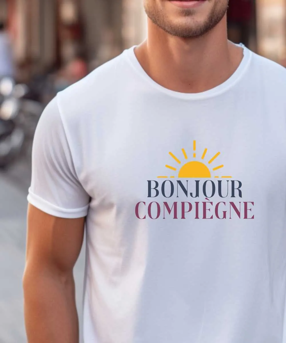 T-Shirt Bonjour Compiègne