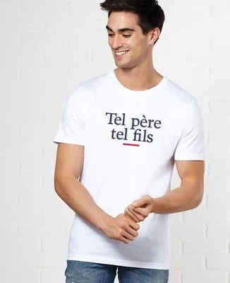 T-Shirt bébé Tel père tel fils