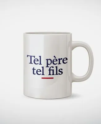 T-Shirt bébé Tel père tel fils