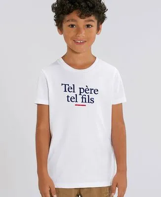 T-Shirt bébé Tel père tel fils