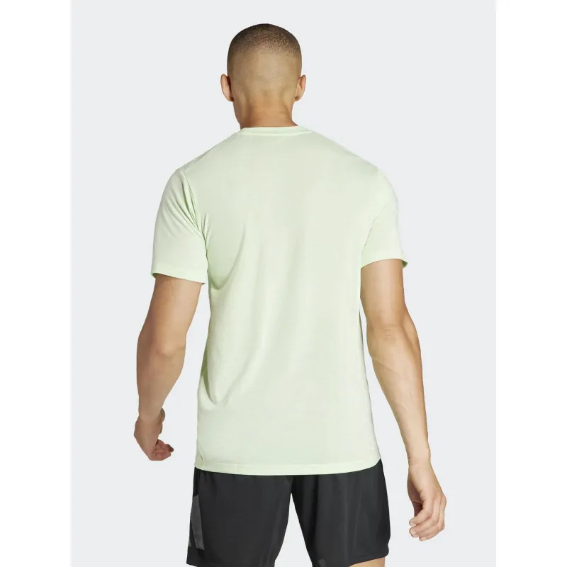 T-shirt logo vert homme - Adidas | wimod