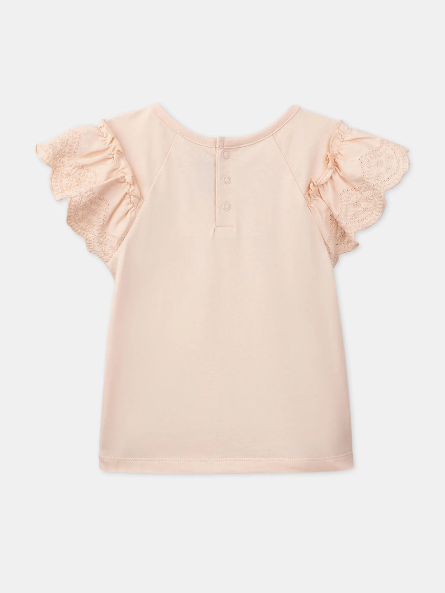 T-shirt rose papillon