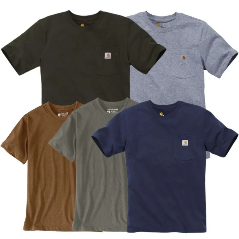 Tee-Shirt de Travail Unisexe Manches Courtes Poche Poitrine - CARHARTT