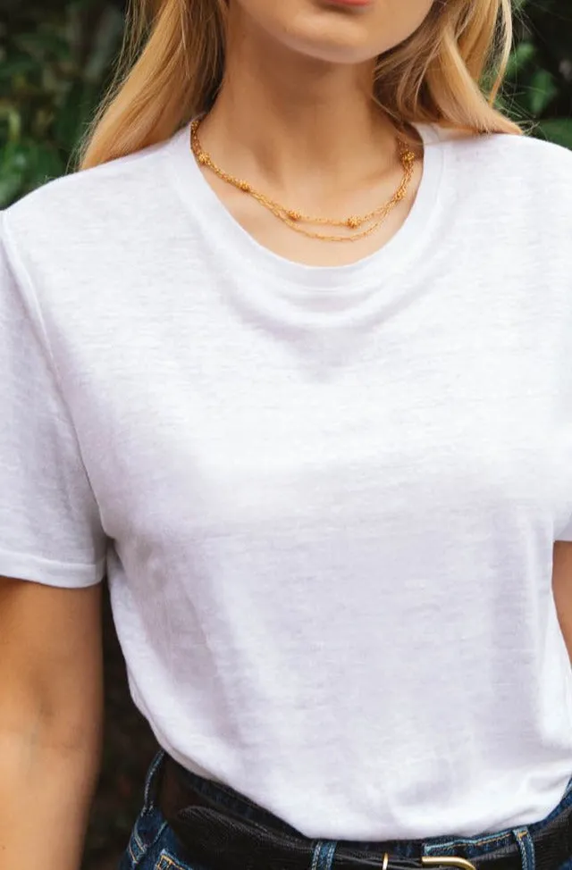 Tee-shirt Ebloui blanc naturel