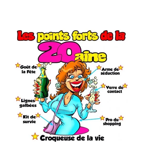 Tee Shirt Femme 20 ans