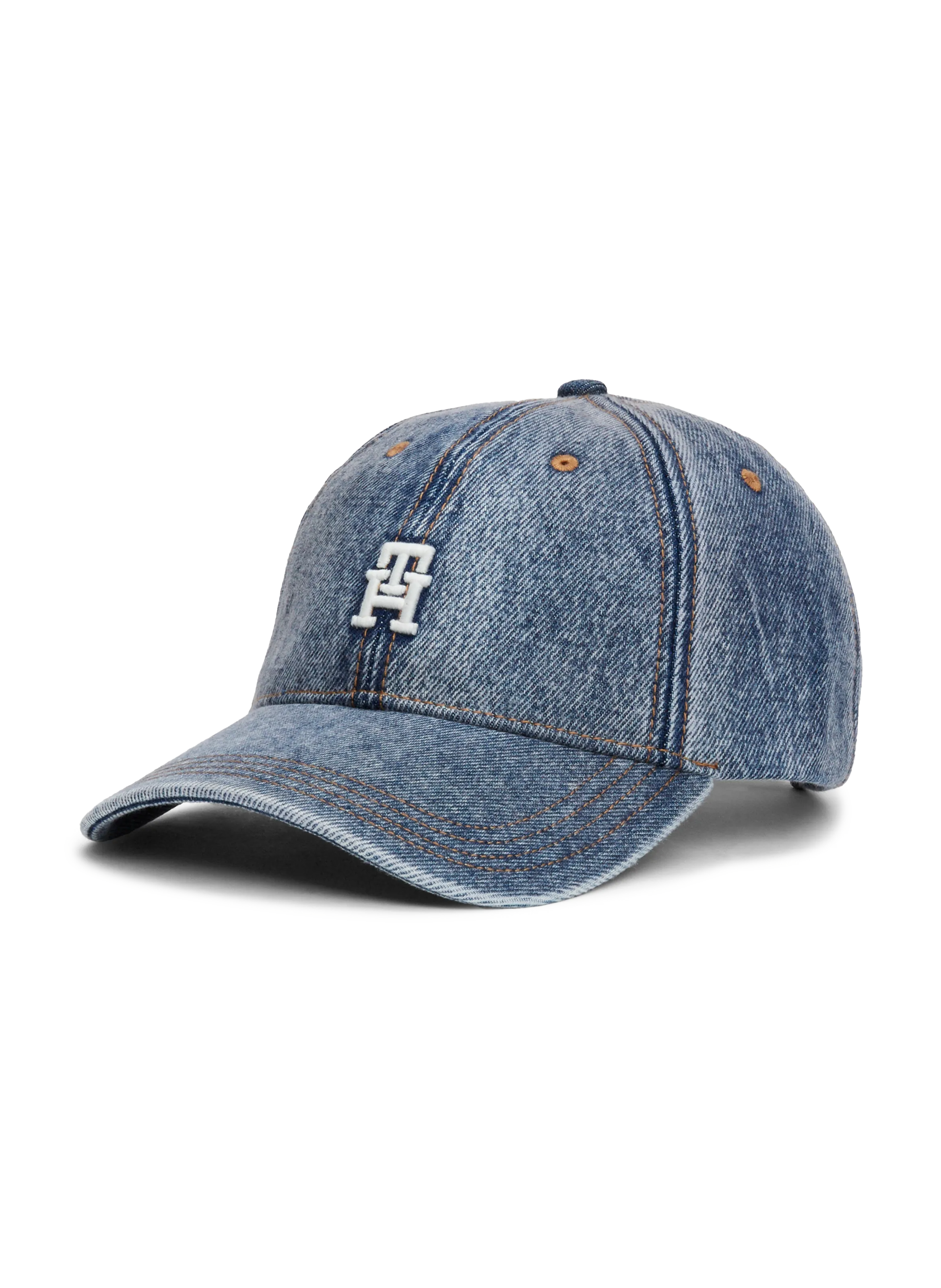 TOMMY HILFIGER  Casquette en jean  - Bleu