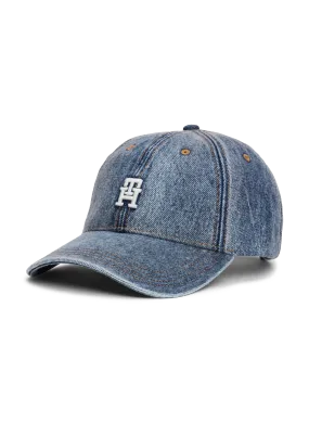 TOMMY HILFIGER  Casquette en jean  - Bleu