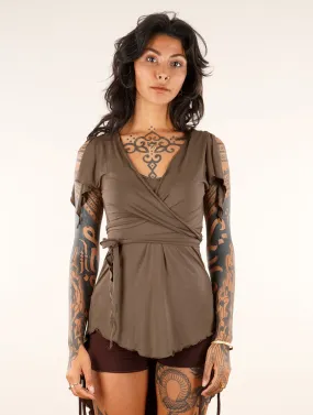 Top tunique Chainat, Taupe