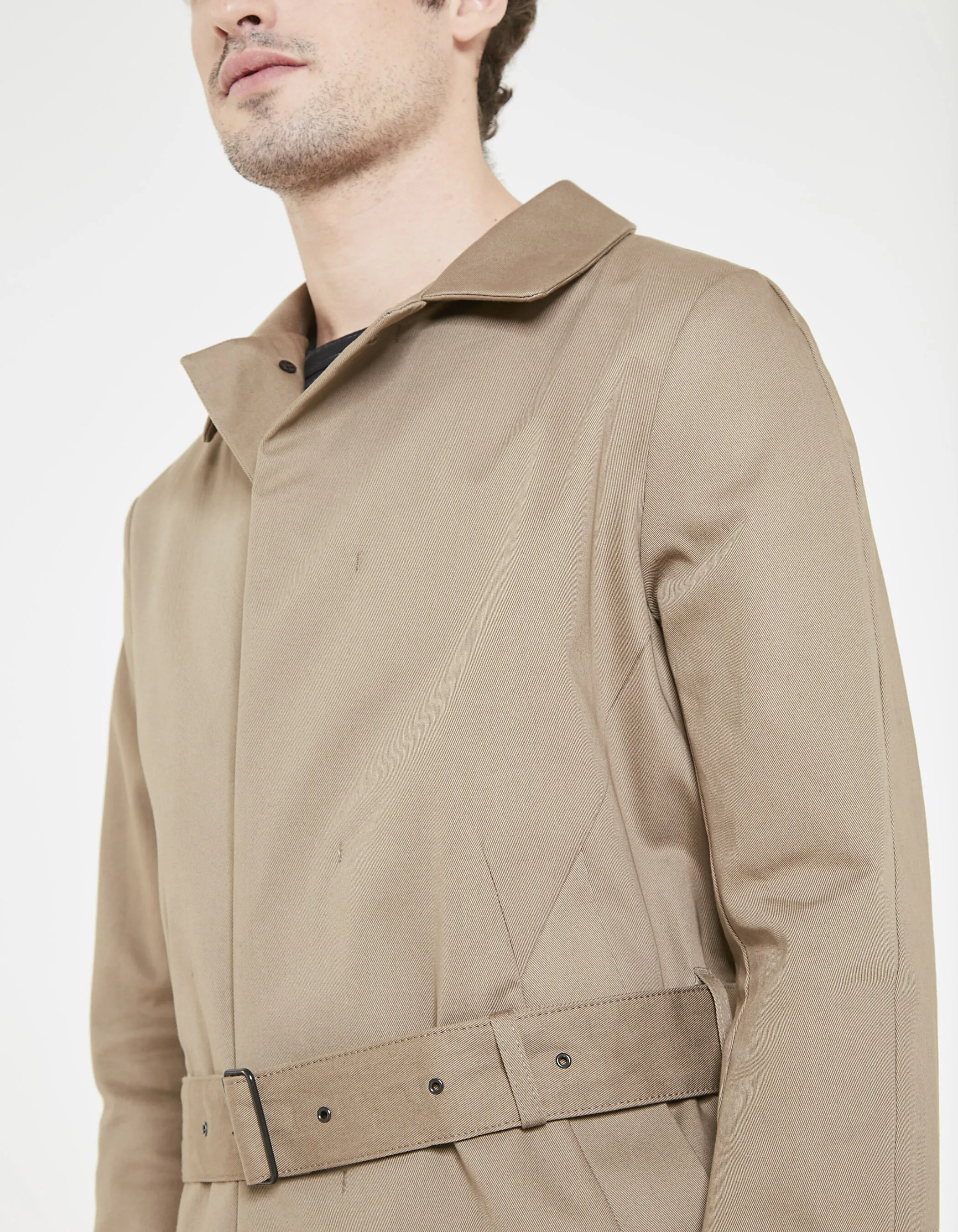 Trench beige homme