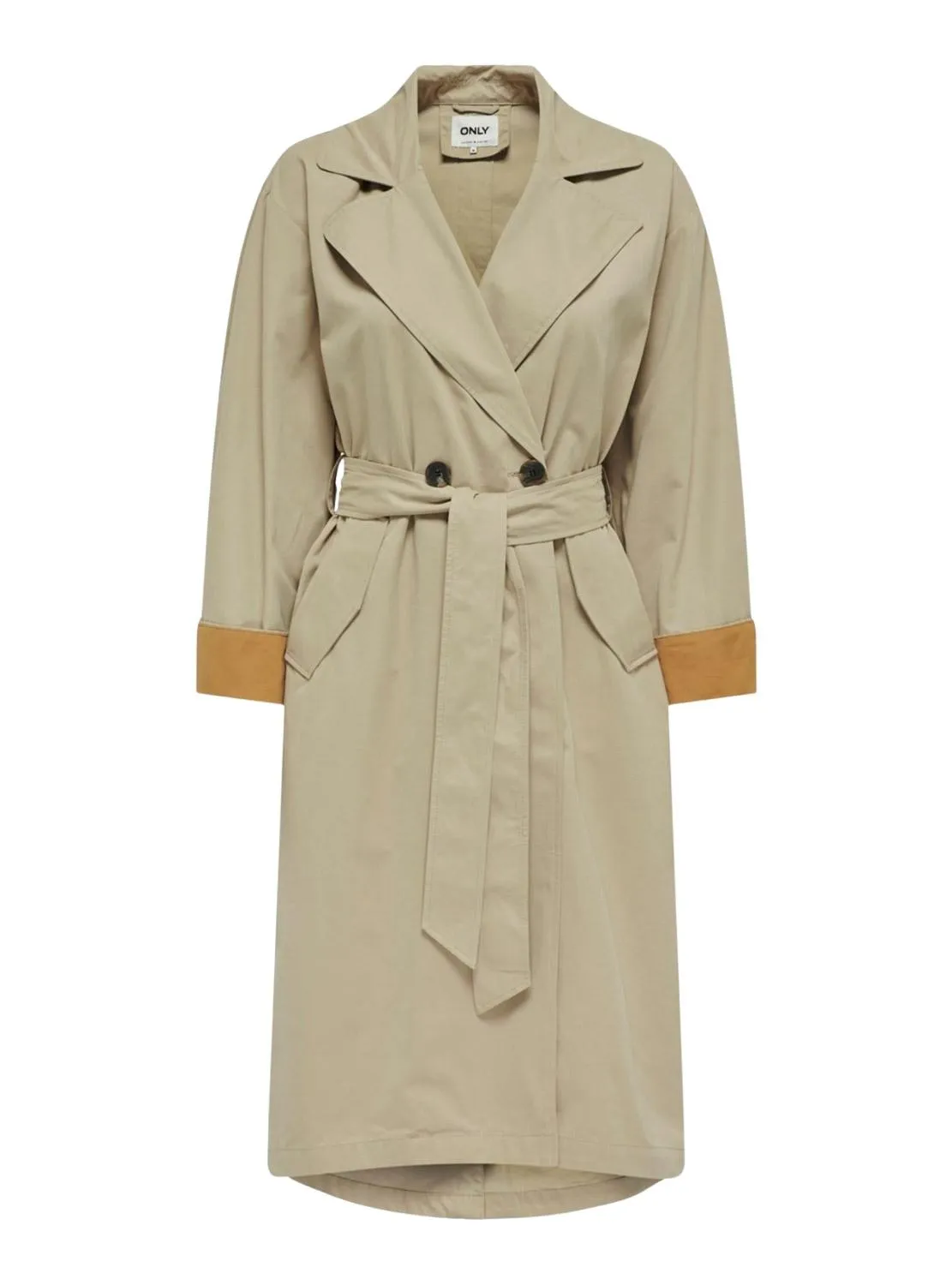 Trench-coat Only Crystal Beige pour Femme