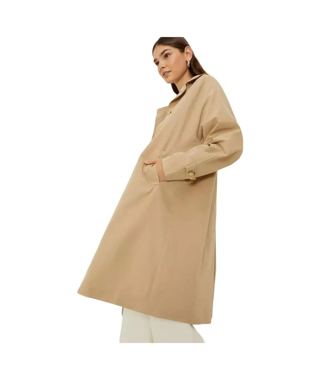 Trench femme blanc cassé Dorothy Perkins