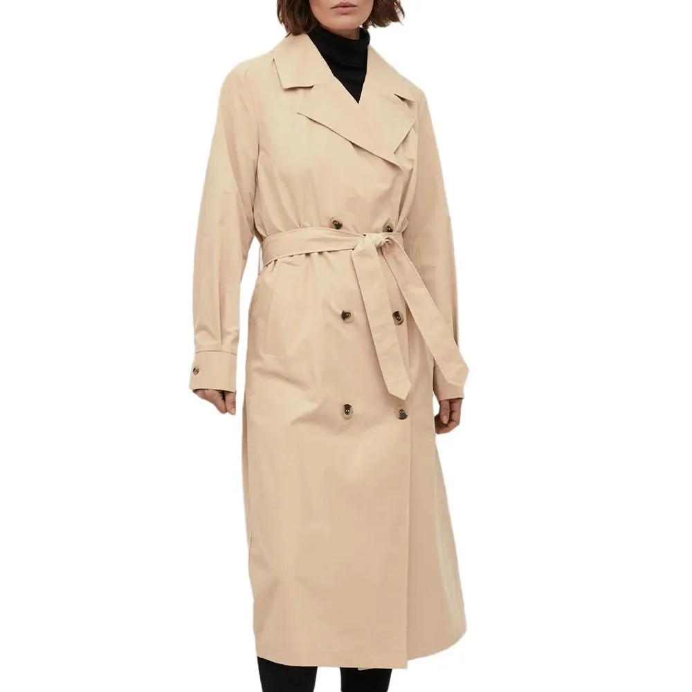 Trench Long Beige Femme Vila Mersin