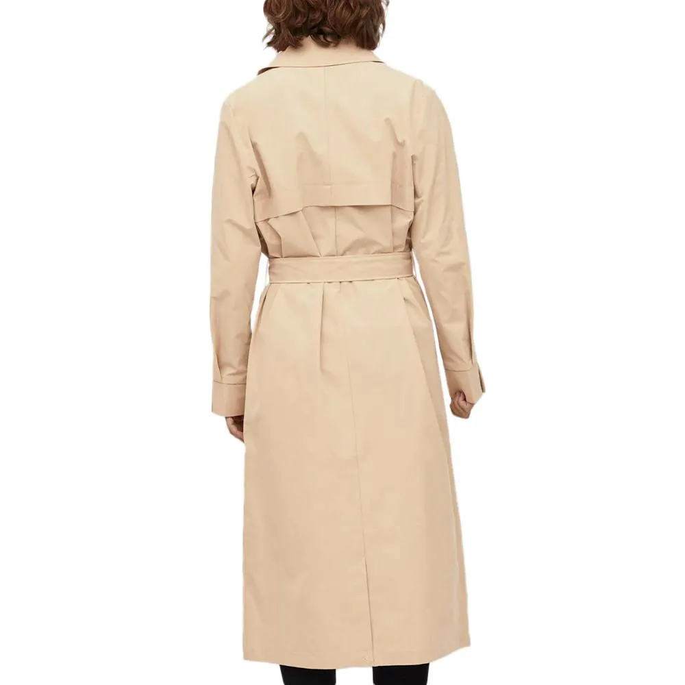 Trench Long Beige Femme Vila Mersin