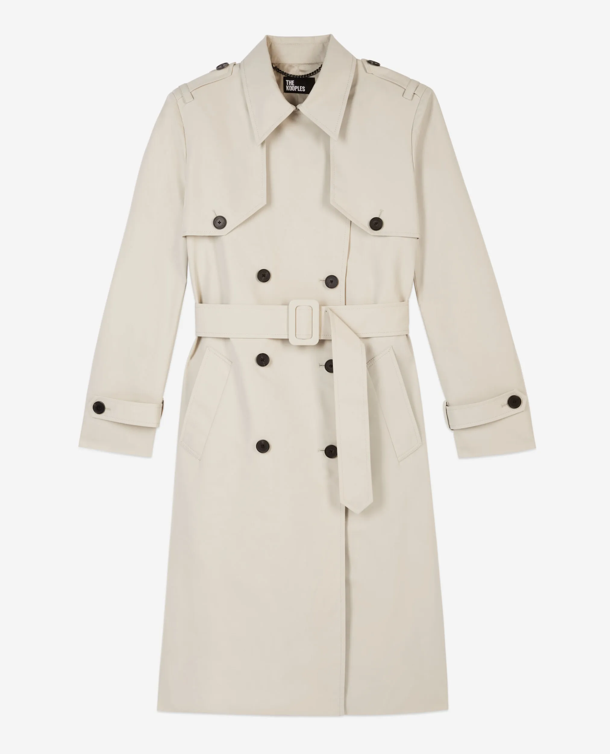 Trench long beige