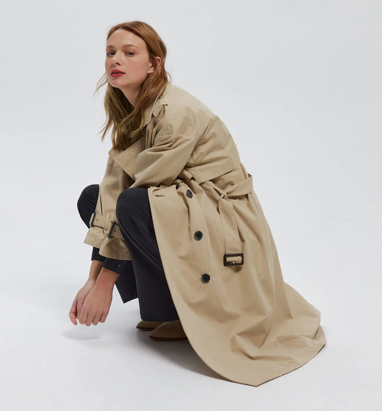 Trench long Femme - Sable