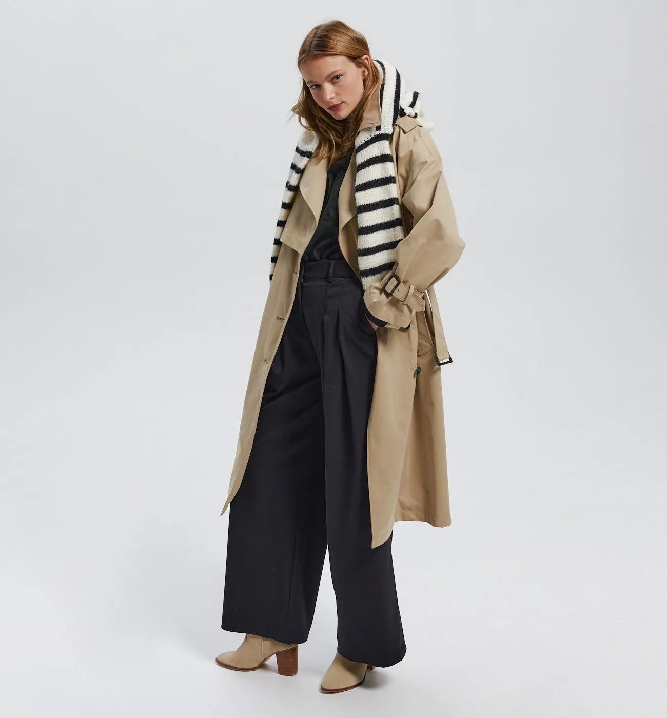 Trench long Femme - Sable