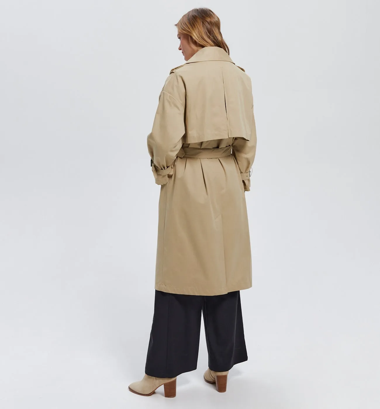 Trench long Femme - Sable