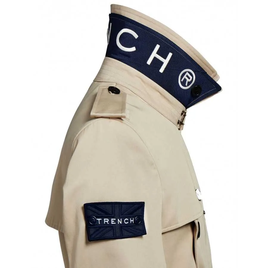 Trench "The King" Beige Coupe Ajustée | Trench London pour Homme à Toulouse