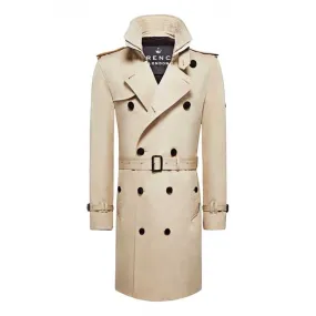 Trench "The King" Beige Coupe Ajustée | Trench London pour Homme à Toulouse