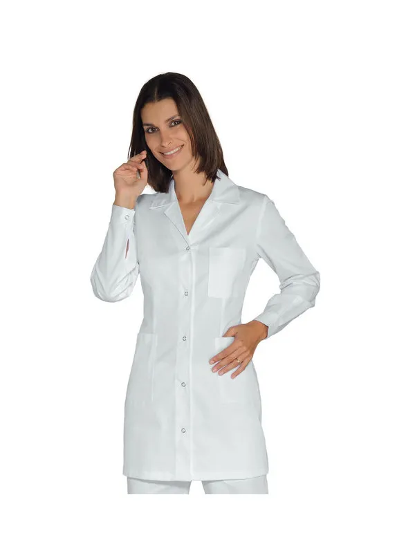 Tunique Médicale Marbella Blanc 100% Coton